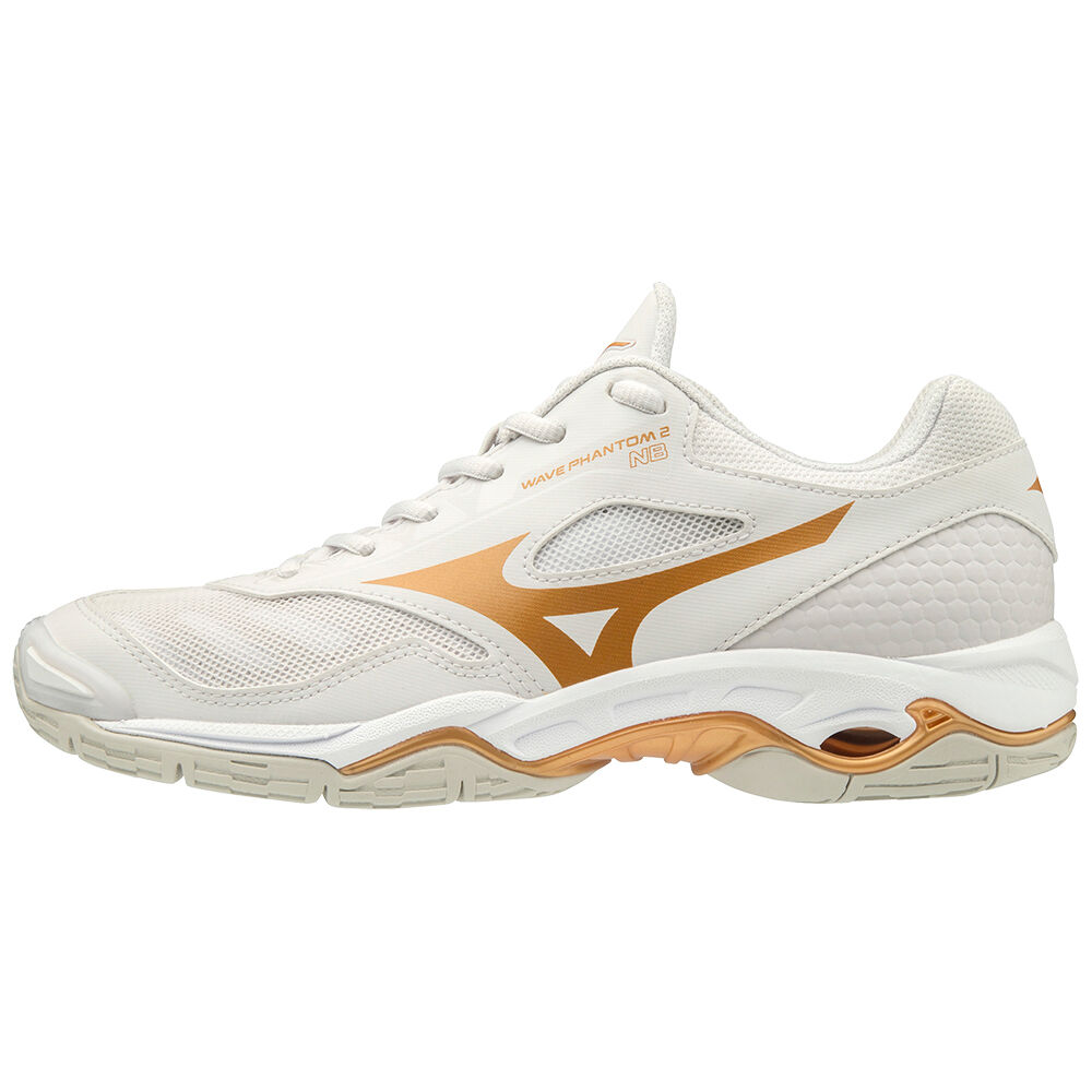 Scarpe da netball Mizuno WAVE PHANTOM 2 NB Donna - Bianche - 17530-RYSP